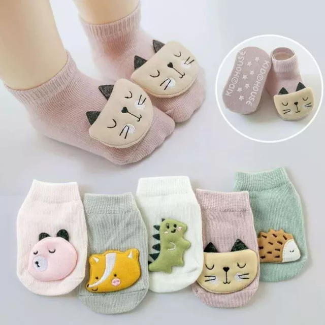 0–3 Jahre Alte Baby-Jungen-Mädchen-Baumwollsocken Für Kleinkinder ┛