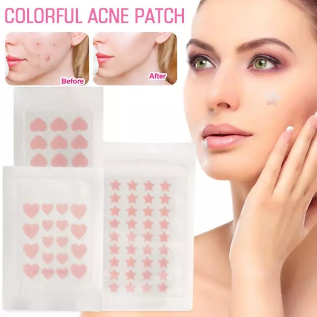 12/18/36x Acne Pimple Patch Cute Shape Absorb Fluid Acne Spot' Stickers Lot U0