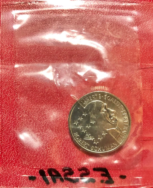 FRANCE 10 F ROBERT SCHUMAN ESSAI 1986  (21 mm, nickel) SOUS SACHET SCELLE