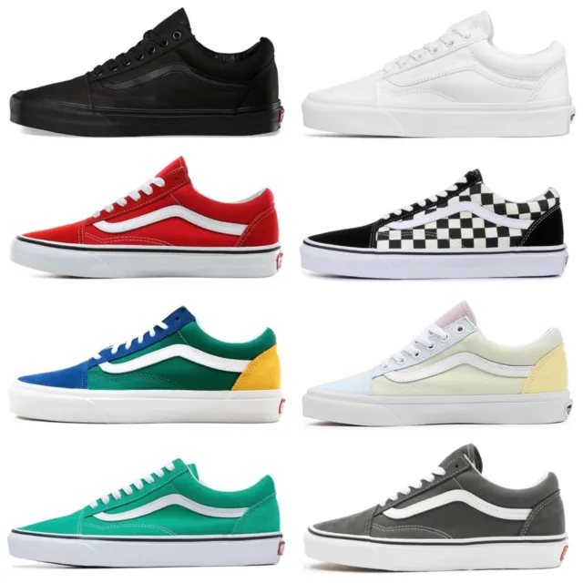 Vans OLD SKOOL Unisex Canvas Sneakers Mens & Womens Skateboard Shoes