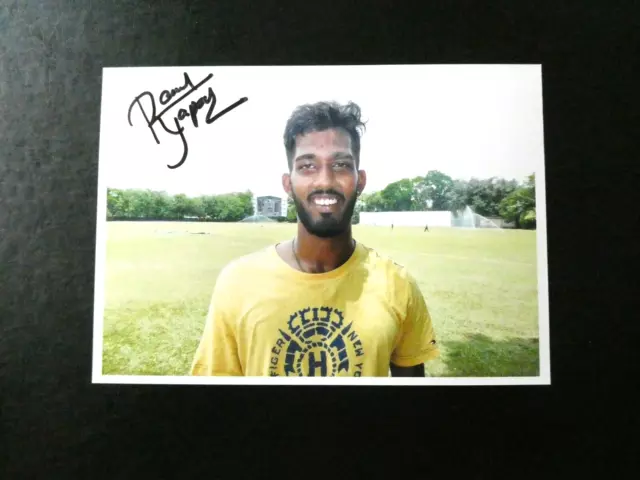Kamil MISHARA - SRI LANKA cricket signed e-RARE UNIQUE photo - T20 cap No. 94