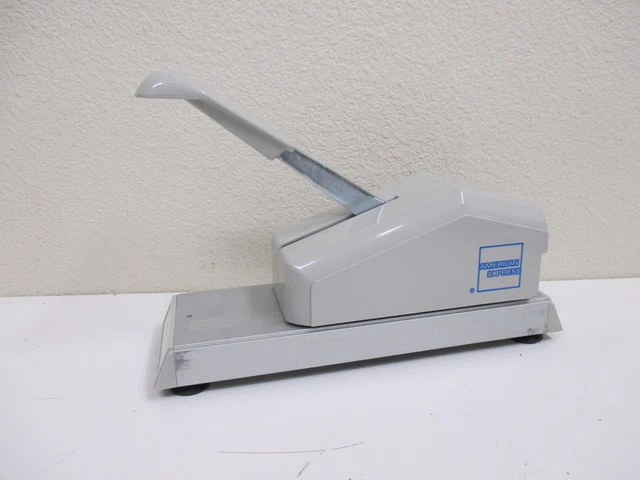 ECR Addressograph Bartizan 871 Manual Pump Credit Card Imprinter