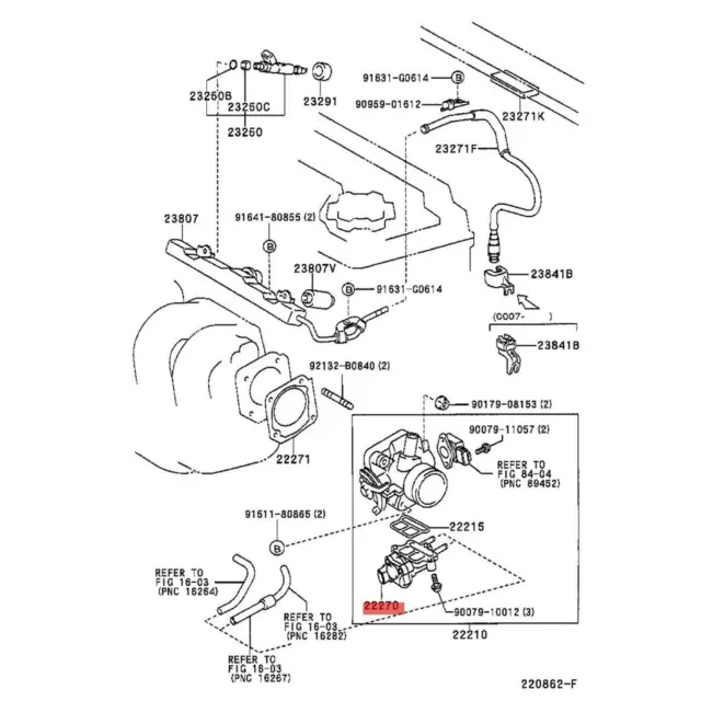 Idle Air Control Valve Fits for  Celica 00-05 22270-22031 High Quality 2