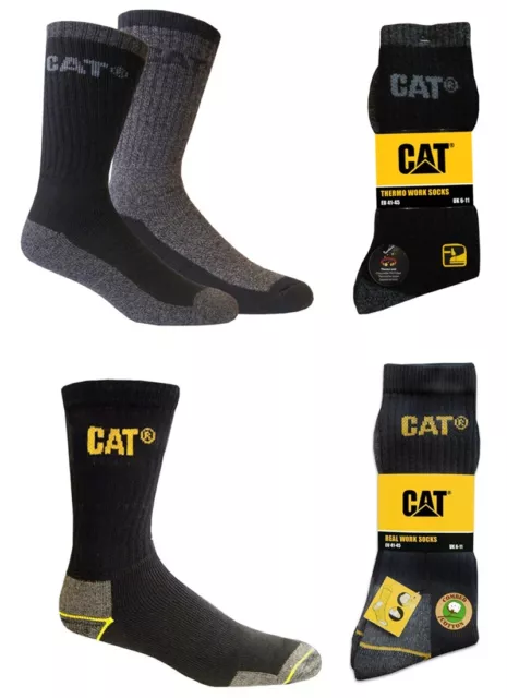 CAT Caterpillar Winterpaket aus Thermosocken + Arbeitssocken, Socken,41-45