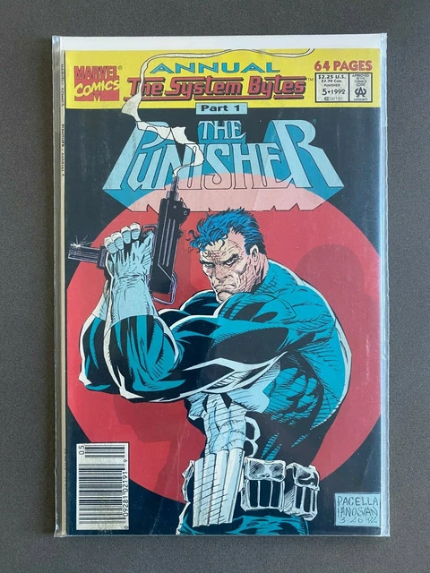 The Punisher Annual #5 1992 Marvel Comics The System Bytes Part 1