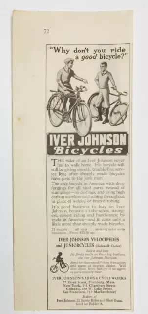 1931 Iver Johnson Bicycles Print Ad