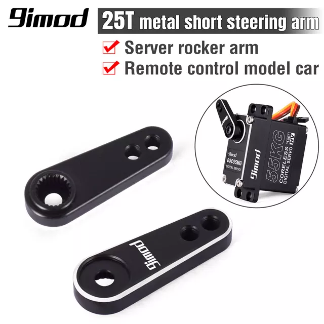 9imod 25T Servo Horn Metal Extension Steering Arm 28mm for 1/8 1/10 RC Car Truck