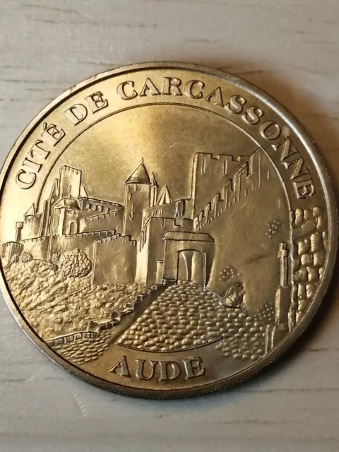 médaille souvenir MDP monnaie de Paris Cité de Carcassonne 2007