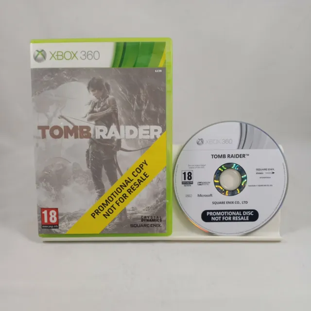 TOMB RAIDER - PROMOTIONAL COPY Xbox 360 Case and Disc game