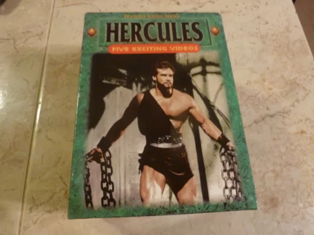 Hercules: Five Exciting Videos - VHS Tape - TV Show - 5 Tape Box Set EXCELLENT