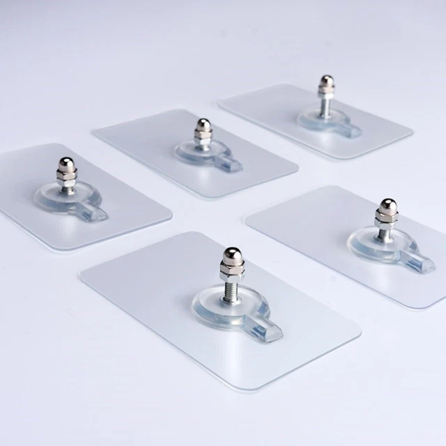 New Punch-Free Screw Stickers Wall Picture Non-Marking Hook Picture Hanging 5PCS