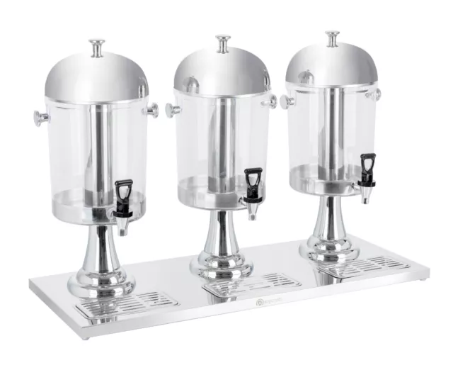 B-WARE Getränkespender 8L Behälter Zapfhahn Warm Kalt Wasser Dispenser Buffet