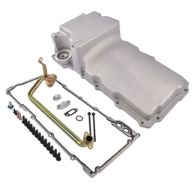 LS SWAP RETROFIT Aluminum Oil Pan LS1 LS2 LS3 LS6 Rear Sump, Pick Up
