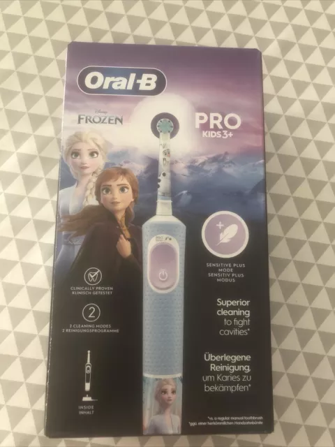 Oral-B Pro Kids Disney Frozen Brosse à Dents Électriques Pro Kids 3+ , 4 Sticker