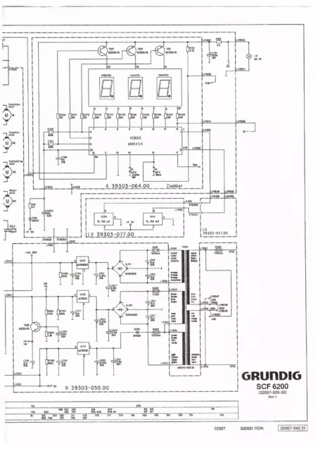 Grundig Service Schaltplan für SCF 6200  Copy