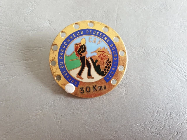 Insigne / Pin's Sports Marche - Brevet Randonneur France A.C.P. 200km Années 70