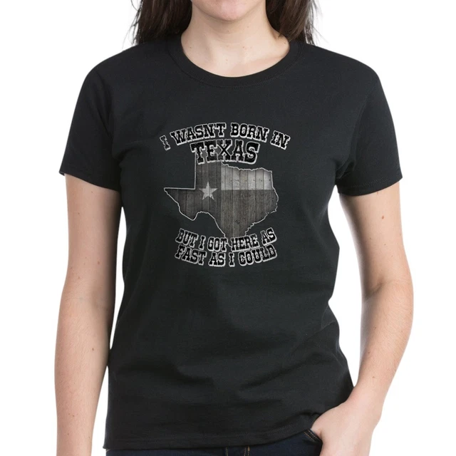 CafePress Texas Women's Dark T Shirt Women's Cotton T-Shirt (1111033333)