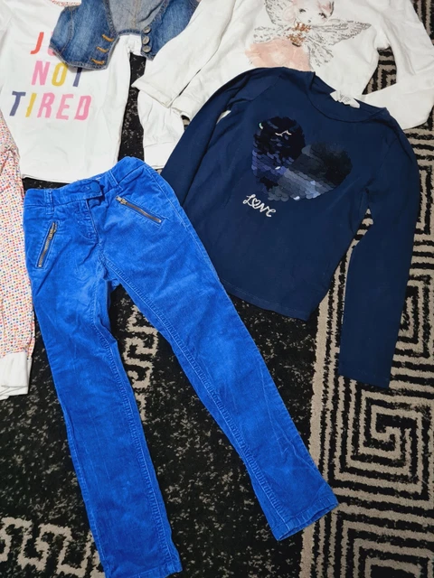 #A68💜 Huge Bundle Of Girls Clothes 6-7years NEXT GEORGE H&M GAP F&F PRIMARK 8