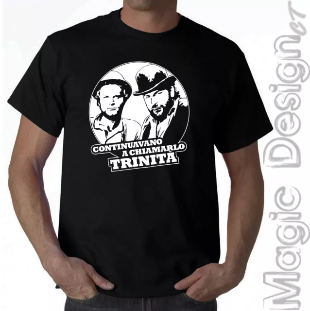 T-Shirt Terence Hill Bud Spencer Continuavano A Chiamrlo Trinita' Film Western