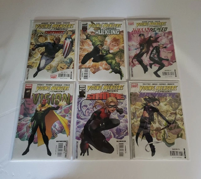 YOUNG AVENGERS PRESENTS #1-6 (Marvel 2008) Complete Limited Series Set- 🔥 🔑 🔑