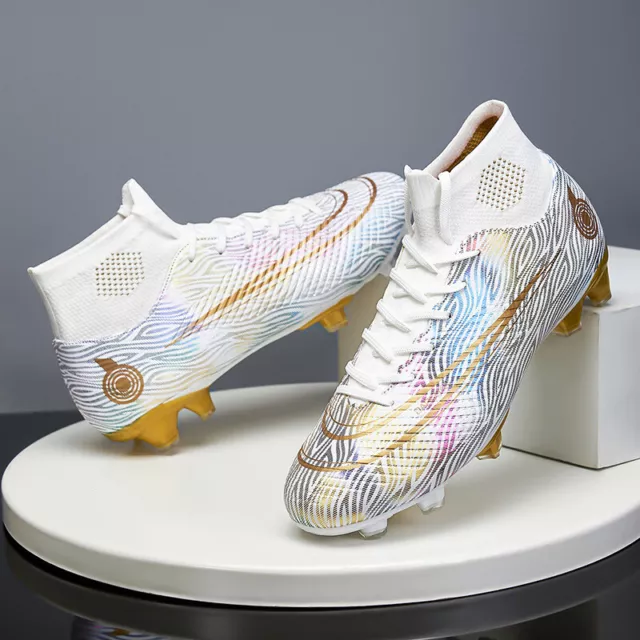 Herren Fußball schuhe AG Stollen Nocken Fussball Stiefel Outdoor Indoor Sneaker
