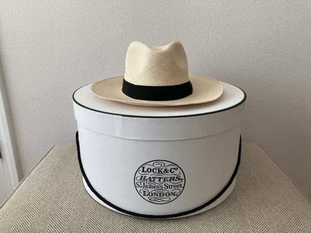 59cm Lock & Co. Hatters Wide Brim Panama Hat