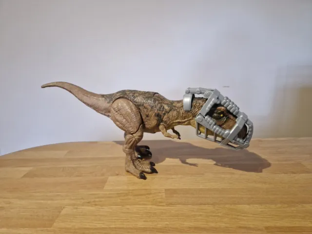 Jurassic World Stomp 'n Escape T-Rex Dinosaur Figure with Sounds Tyrannosaurus