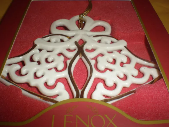 Lenox 2011 Pierced Wedding Bells Ornament New In Box