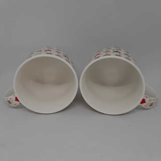 Regal Spencer New Bone China Christmas Mugs Matching Pair 2