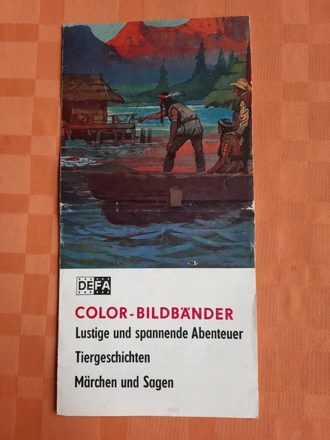 RAR Antik DEFA Verzeichnis Diafilme Color Positiv Bildbänder / 1984 / 35 mm