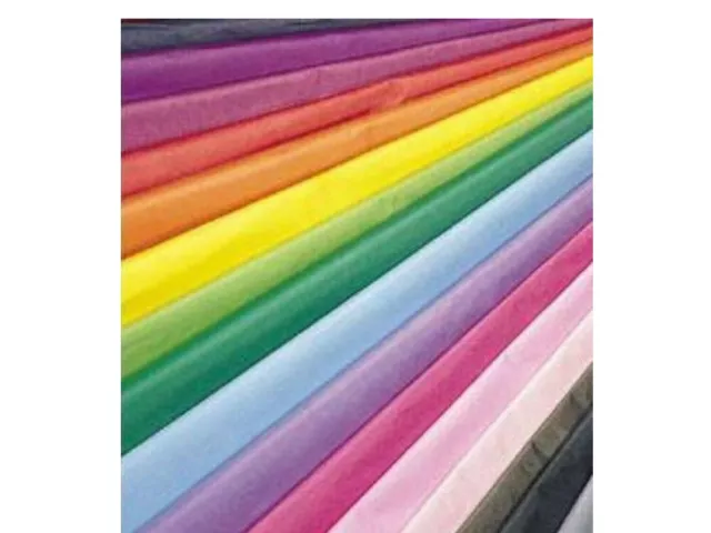 10 Large Sheets Quality Tissue Paper Acid Free 25 Colours 50X75Cm