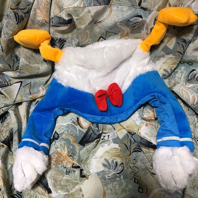 Tokyo Disney Resort Donald Duck Fan Cap Hat Ear headband Legs move Plush Doll