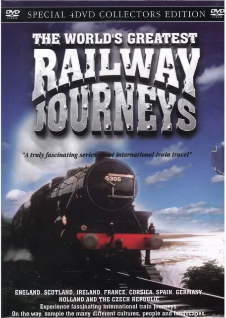 The World's Greatest Railway Journeys England, Scotland & Ireland DVD NEW Sealed