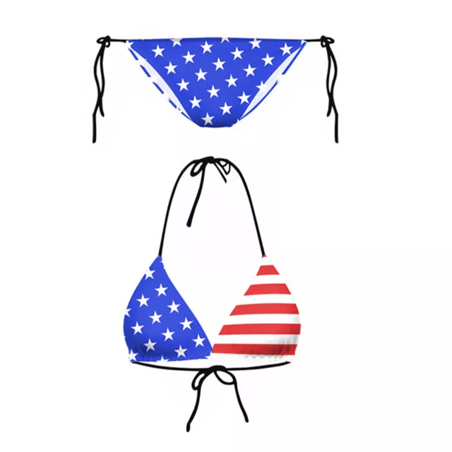 Polyester Bikini Triangle Swimsuit Hawaiian Swimsuits for
