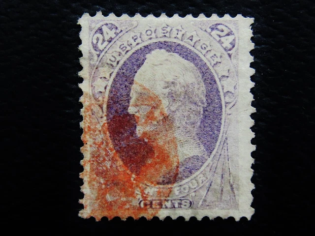 nystamps US Stamp # 153 Mint Red cancel $245  U2x2214