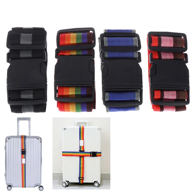 Luggage Strap Cross Belt Packing 180CM Adjustable Travel Buckle Baggage Be-xb