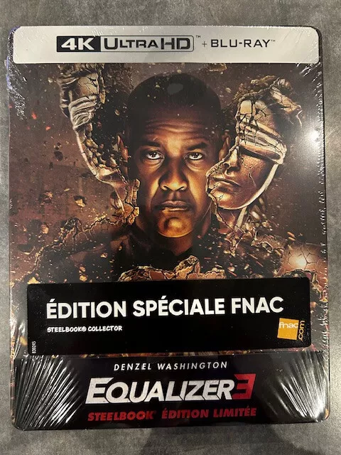 EQUALIZER 3 / film en STEELBOOK COLLECTOR FNAC 4K ULTRA HD + BLU-RAY zone B