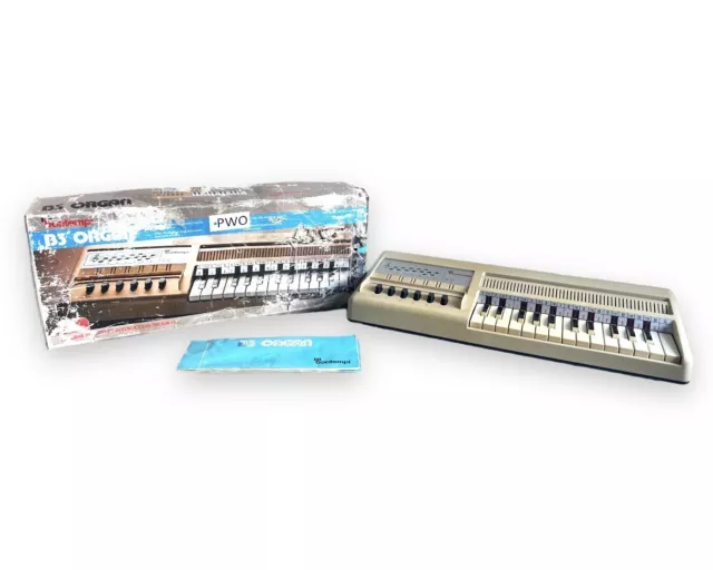 BONTEMPI B3 Electric Organ - Vintage 1970s 25 Key Keyboard 6 Chord Button