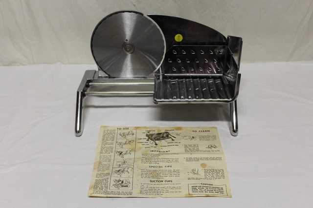 Vintage National Deli Food Slicer Manual Hand Crank Meat Slicer D1 Vintage National Deli Food Slicer Manual Hand Crank Meat Slicer D1