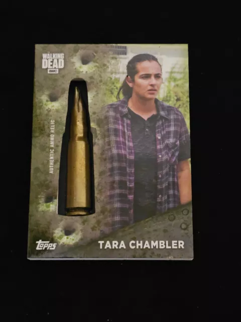 2017 Topps The Walking Dead Season 7 Tara Chambler Ammo Shell Casing Relic /20