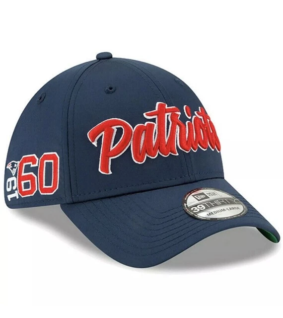 New Era 39Thirty NFL 100 New England Patriots On Field Size M/L Blue 1960 NEW