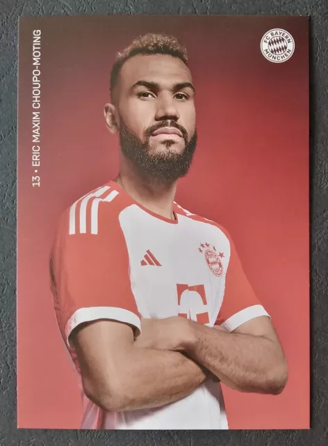 9309 Choupo-Moting Bayern München 2023/24 Autogrammkarte Druck signiert