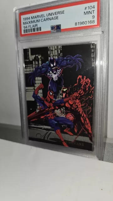 1994 Flair Marvel Universe #104 Maximum Carnage Graded PSA 9 MINT