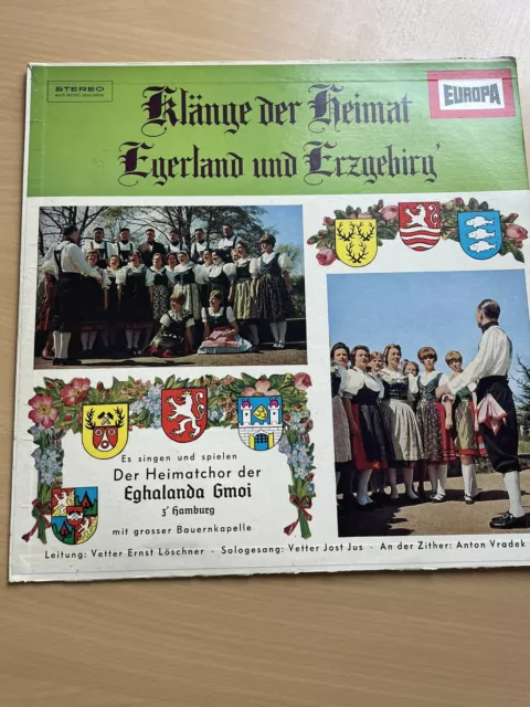 Klänge der Heimat- Egerland und Erzgebirg Schallplatte LP