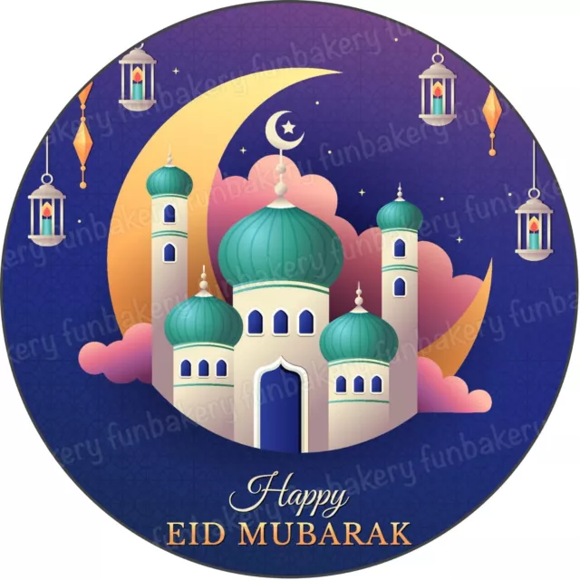 ISLAM EDIBLE CAKE Pad Muffin Party Decorative Gift Eid Mubarak  Milad-Un-Nabi £6.70 - PicClick UK