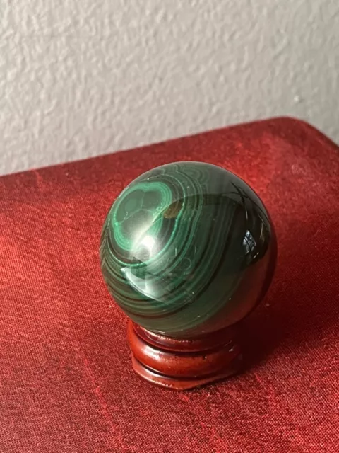 Malachite Sphere!! 30-35 mm Stunning polished natural D.R.Congo mined spherical