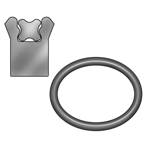 GRAINGER APPROVED 2HZN3 Rod Seal,Rod Dia. 6-1/2",Urethane