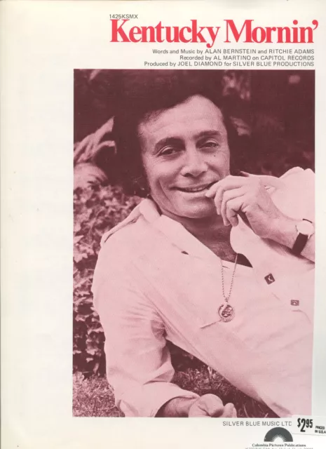1977 Sheet Music KENTUCKY MORNIN’ ~ Al Martino ~ NEW! Rare!
