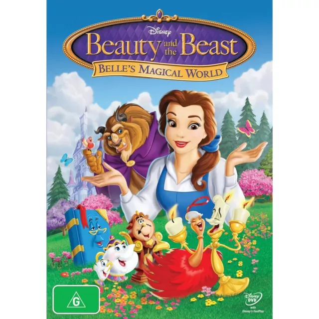 Beauty And The Beast - Belle's Magical World (DVD, 1997) PAL Region 4 [SEALED]