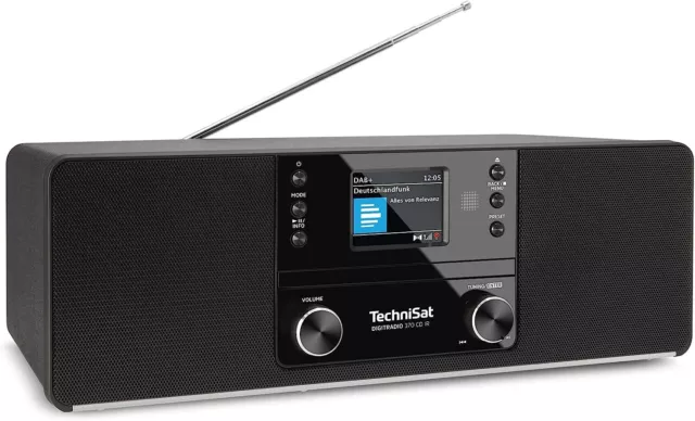 Technisat Digitradio 370 CD Ir - Radio Internet (DAB Fm, Lecteur CD, WLAN, Bluet